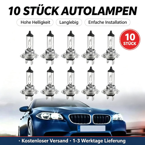 Autolampe 10x 12v - h7,
