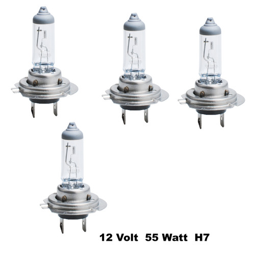 12v 55w px26d h7 halogen - 4x,