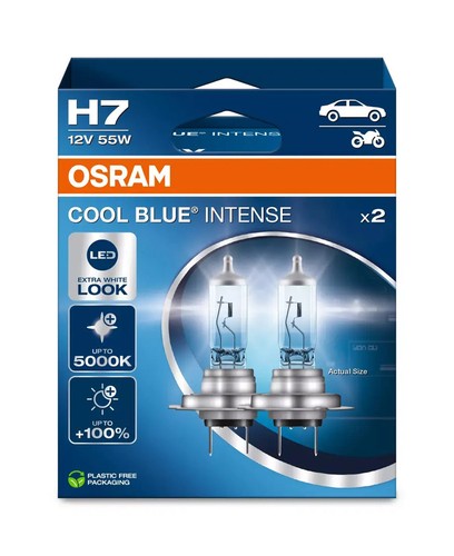 Osram cool blue - blue, intense